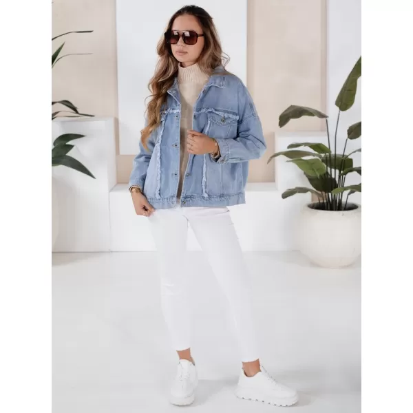  Ženska jakna DSTREET TY4905 PLAVA 