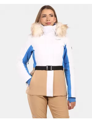 Ženska skijaška jakna KILPI CARRIE-W ZL0108KI BIJELA