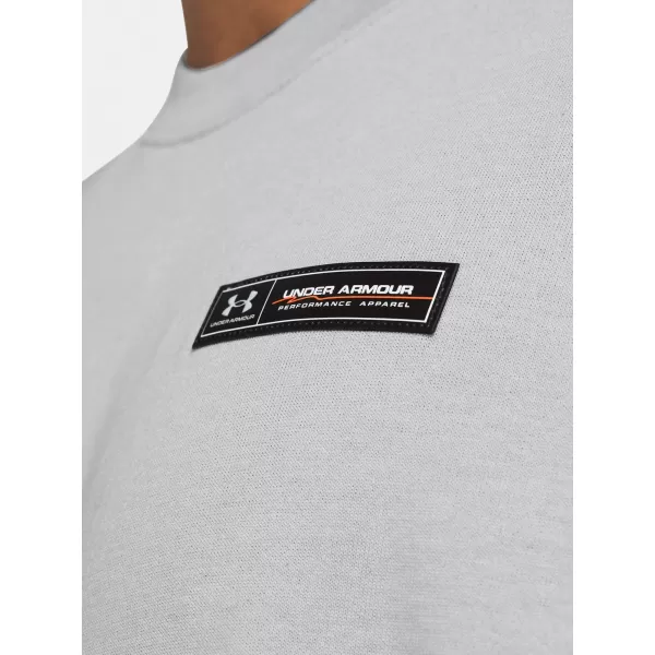  Muška majica kratkih rukava UNDER ARMOUR UA HW ARMOUR LABEL SS 1382831-011 SIVA 