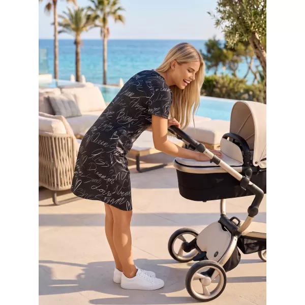  Ženska produžena premium majica ALTISPORT VOJ/ALW084SAT02 CRNA 