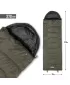 Vreća za spavanje PENTAGON MAJOR SLEEPING BAG 370GR/M² D19002 SMEĐE SIVA