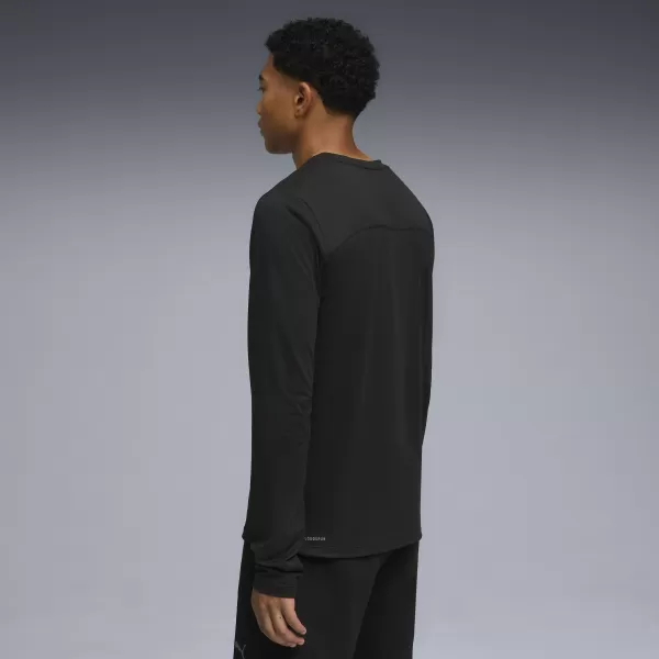  Muška majica kratkih rukava PUMA M CLOUDSPUN LS TEE 52759101 PUMA CRNA 