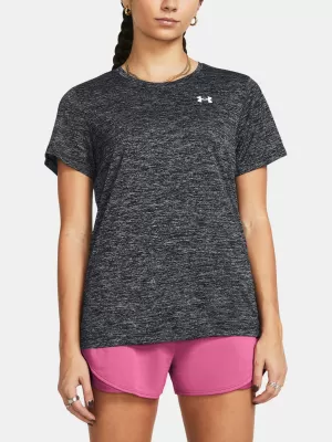 Ženska majica kratkih rukava UNDER ARMOUR TECH SSC- TWIST 1384230-001 CRNA