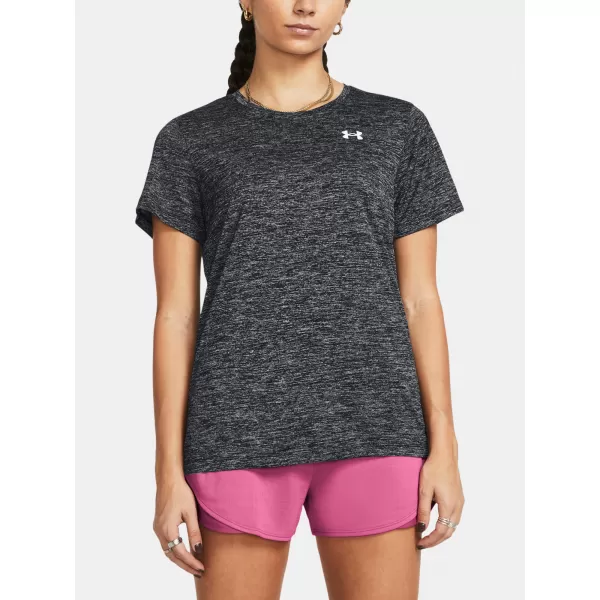  Ženska majica kratkih rukava UNDER ARMOUR TECH SSC- TWIST 1384230-001 CRNA 