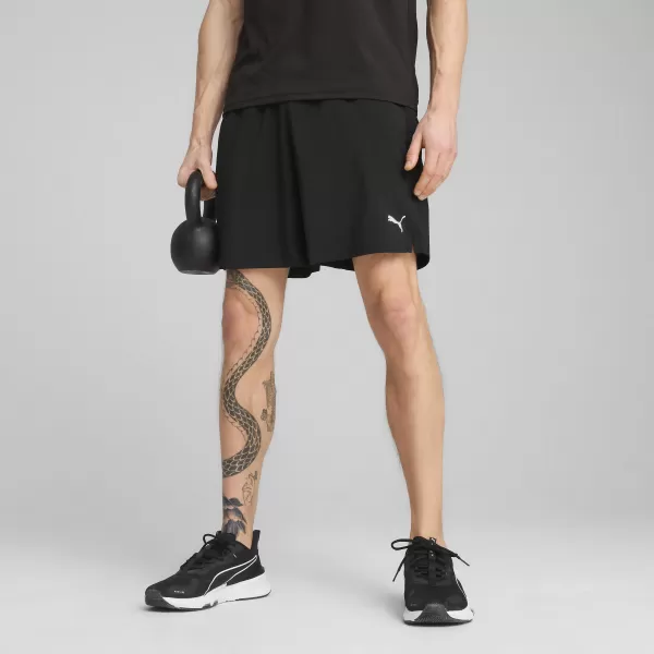  Kratke hlače PUMA M TAD ESSENTIALS 7" WOVEN SHORT 52591001 PUMA CRNA 