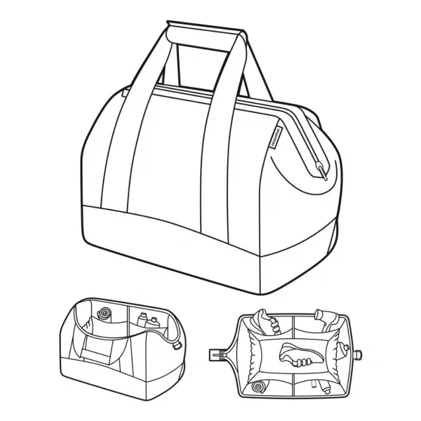  torba REISENTHEL ALLROUNDER L UVIJATI SREBRO 