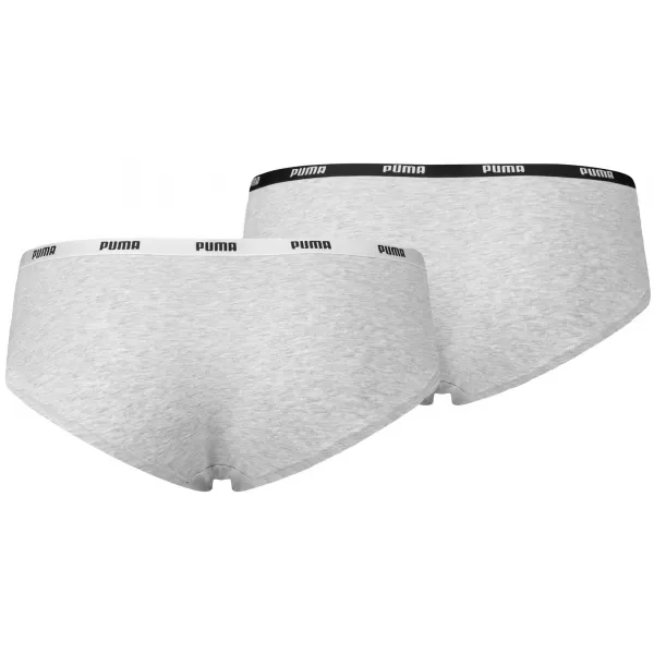  Gaćice PUMA WOMEN HIPSTER 2P PACK 90785205 SIVA/SIVA 