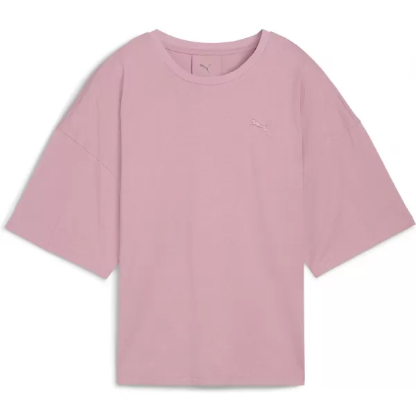  Ženska majica kratkih rukava PUMA HER OVERSIZED TEE 68814865 STALOŽENO RUŽIČASTO 