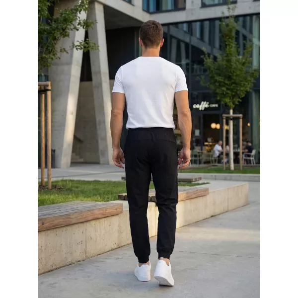  Muške hlače ALTISPORT ATS JOGGER CLASSIC - FIT CRNA 