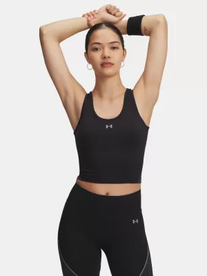 Ženska majica bez rukava UNDER ARMOUR UA VANISH SEAMLESS TANK 6000640-004 CRNA
