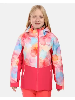 Djevojka skijaška jakna KILPI SAMARA-JG ZJ0112KI RUŽIČASTI