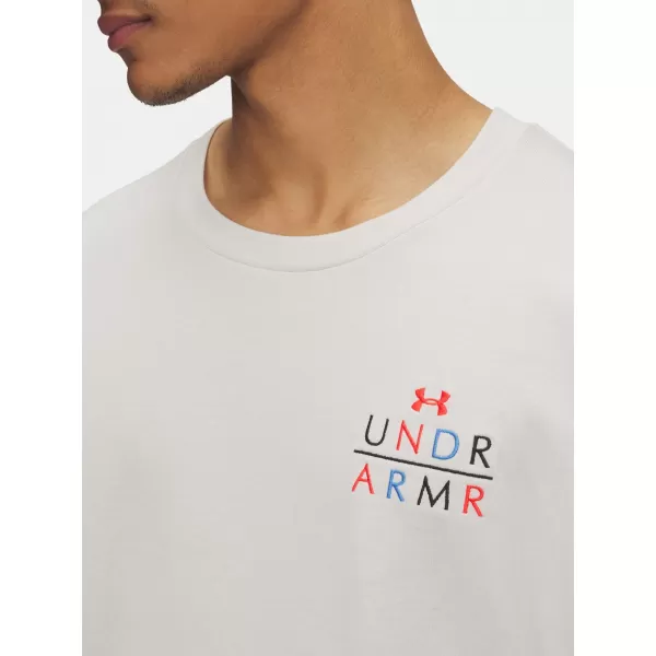  Muška majica kratkih rukava UNDER ARMOUR UA HWT MODERN SPORT OS LS 6004885-110 BIJELA 