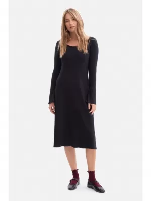 Haljina BEWEAR B308 CRNA