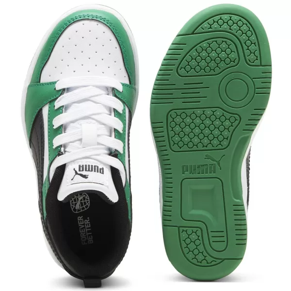  Čizme PUMA REBOUND V6 LO PS 39383405 PUMA BIJELA/PUMA CRNA/ZELENA 