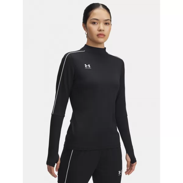  Ženski sweatshirt UNDER ARMOUR UA W CHALLENGER MIDLAYER 6004072-001 CRNA 