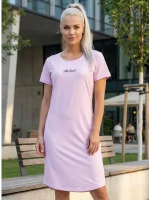 Ženska produžena premium majica ALTISPORT VOJ/ALW075SAT02 SVIJETLORUŽIČASTA
