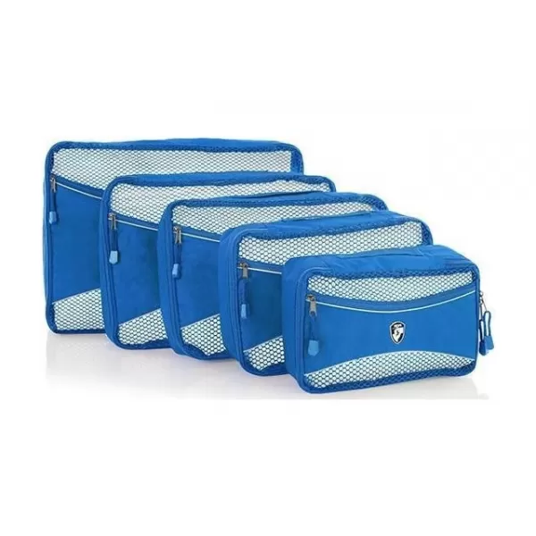  Set organizatora HEYS ECO PACKING CUBE 5PC SET II PLAVA 