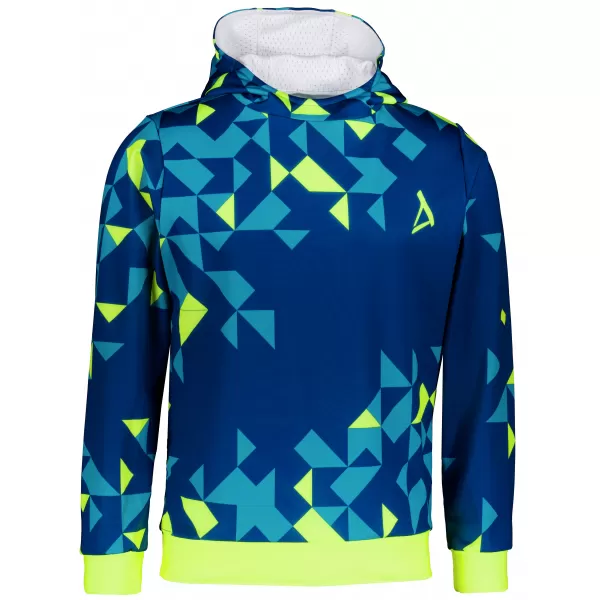  Muška premium funkcionalna majica ALTISPORT VOJ/ALM108MI01 MORNARSKO-NEON ŽUTA 