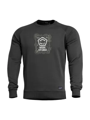 Majica PENTAGON HAWK SWEATER NATURE EXPLORER K09019 CRNA