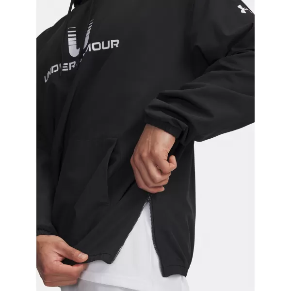  Muški sweatshirt UNDER ARMOUR UA UNSTOPPABLE WVN HOODIE 6003864-001 CRNA 