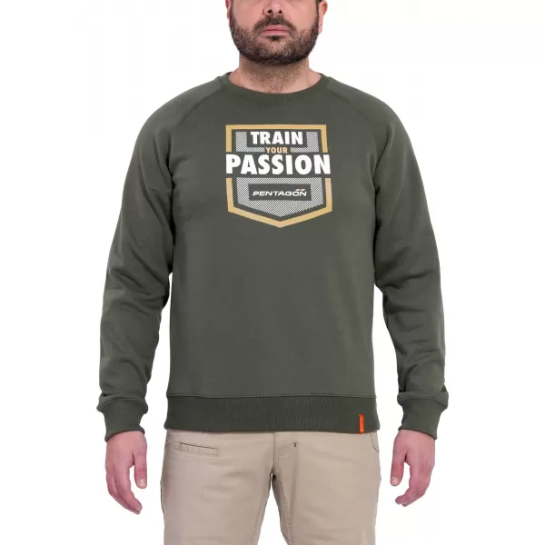  Majica PENTAGON HAWK SWEATER K09019-TP CRNA 