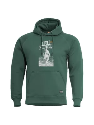 Majica PENTAGON PHAETON HOOD SWEATER K09021-SS83 SPRINGBOK ZELENA
