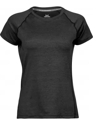 Ženska majica TEE JAYS | TJ 7021 CRNI MELANGE