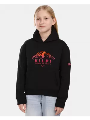 Djevojčica dukserica KILPI NORTHEN-JG ZJ0211KI CRNI