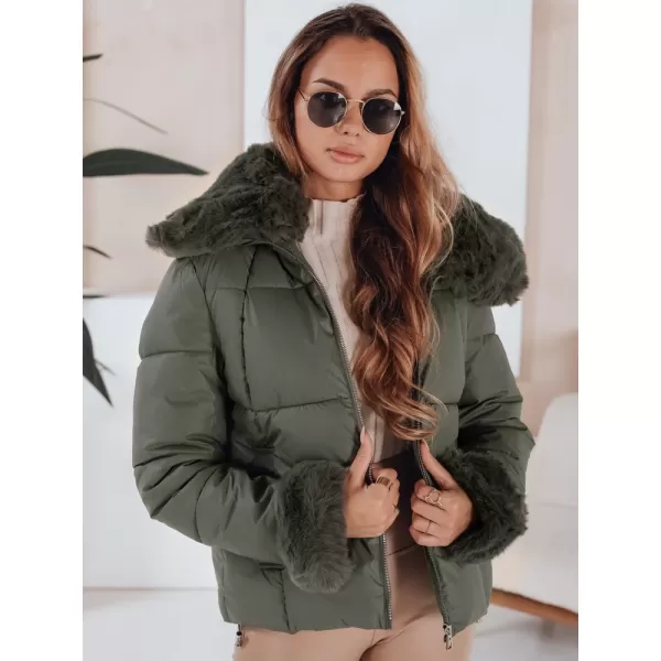  Ženska jakna DSTREET TY5068 ZELENA 