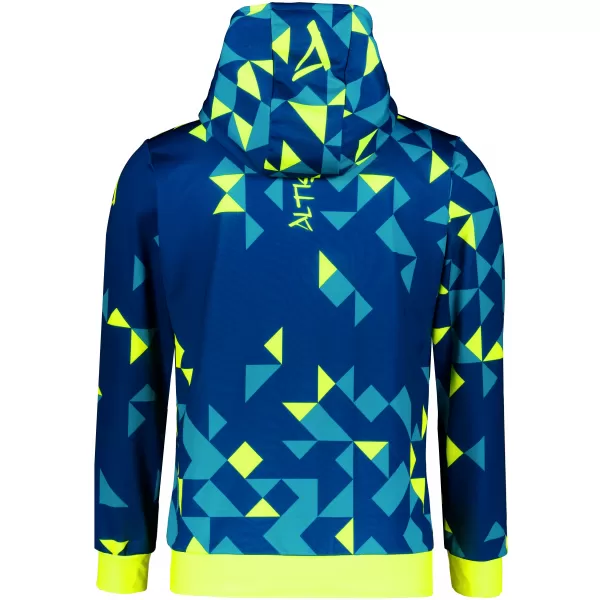  Muška premium funkcionalna majica ALTISPORT VOJ/ALM108MI01 MORNARSKO-NEON ŽUTA 