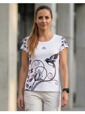Vrhunska ženska košulja za slobodno vrijeme ALTISPORT VOJ/ALW106TR06 BIJELA