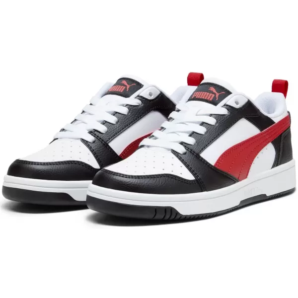  Dječje cipele PUMA REBOUND V6 LO JR 39383304 PUMA BIJELA/CRVENA/CRNA 