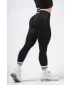 Bešavne maksimalne push-up tajice za oblikovanje FLOW SEAMLESS 497 BLACK Nebbia