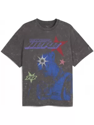Košulja PUMA LAMELO STAR VISION GRAPHIC TEE 63243801 NITRATI SIVI
