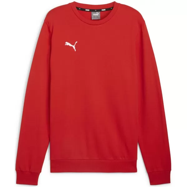  Muška dukserica PUMA TEAMGOAL CASUALS CREW NECK S 658592_01 PUMA CRVENA/PUMA BIJELA 