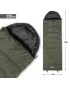 Vreća za spavanje PENTAGON SENTINEL SLEEPING BAG 220GR/M² D19001 SMEĐE SIVA