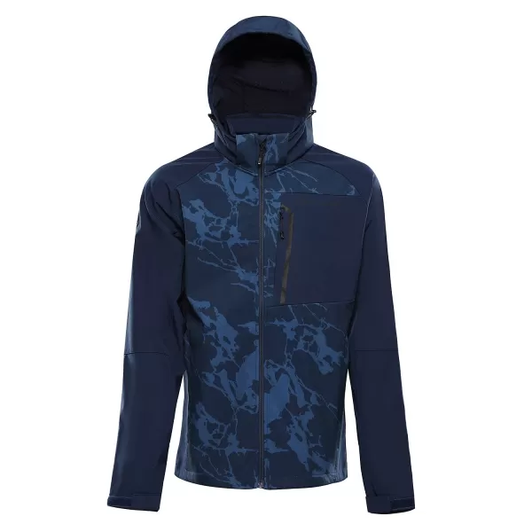  Muška softshell jakna ALPINE PRO HOOR TAMNOPLAVA 