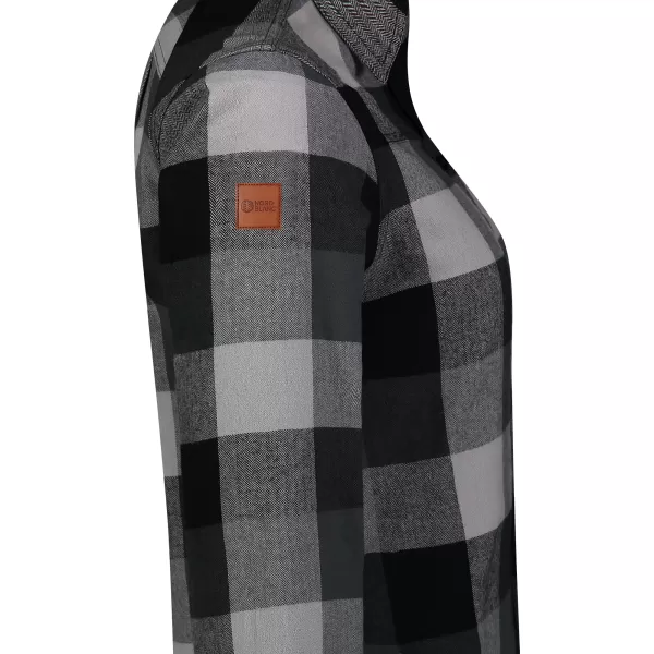  Ženska flanelna košulja NORDBLANC HALCYON NBSSL8244 CRNI 