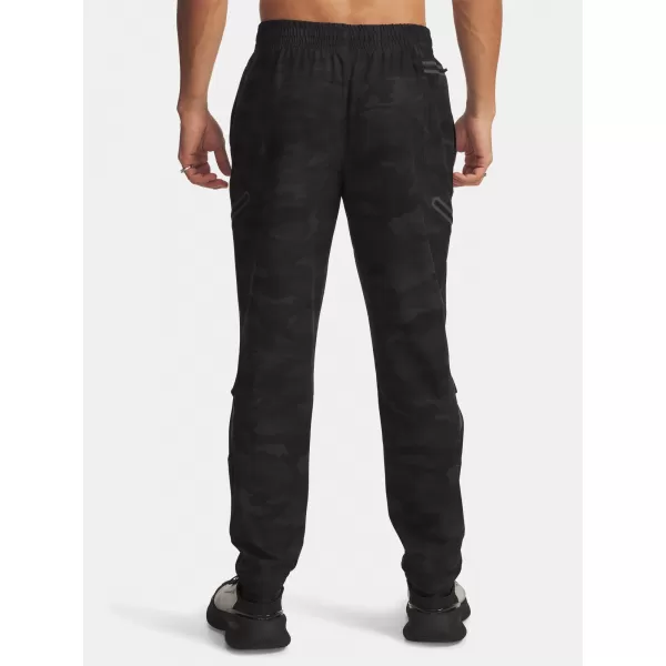  Muške sportske hlače UNDER ARMOUR UA UNSTOPPABLE CARGO PANT 1390256-003 CRNA 
