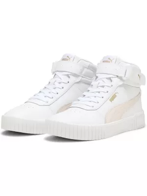 Čizme PUMA CARINA 2.0 MID 38585107 PUMA BIJELA/MRAZNA RUŽIČASTA/ZLATO