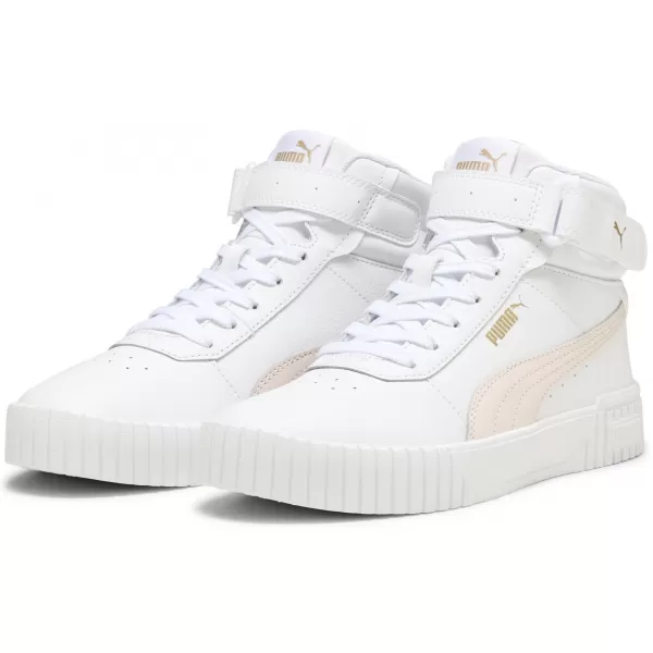  Čizme PUMA CARINA 2.0 MID 38585107 PUMA BIJELA/MRAZNA RUŽIČASTA/ZLATO 