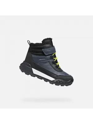 Gležnjače za dječake GEOX TREKKYUP ABX J46MBE0MEMSC0749 TAMNOPLAVA