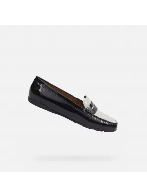 Ženske mokasine GEOX ANNYTAH MOC G000633 CRNA