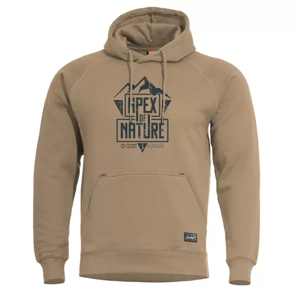  Majica PENTAGON PHAETON HOOD SWEATER APEX OF NATURE K09021 TAN SMEĐA 