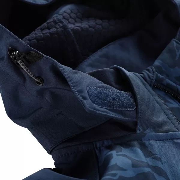 Muška softshell jakna ALPINE PRO HOOR TAMNOPLAVA 