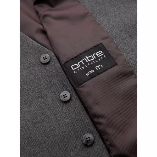  Prsluk OMBRE OM-BLZV-0142 GRAFIT 