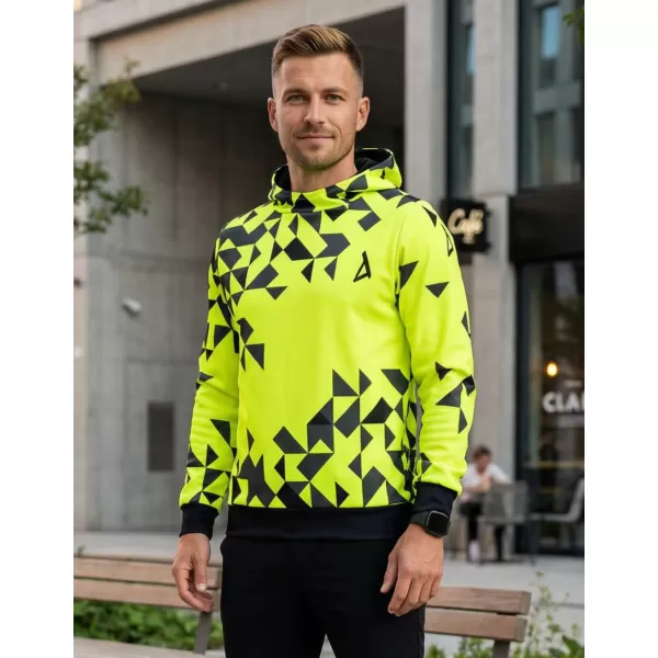  Muška premium funkcionalna majica ALTISPORT VOJ/ALM108MI01 NEON ŽUTA 