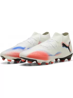 Muške cipele PUMA FUTURE 8 PRO FG/AG 10858801 WHITE/ BIJELA/PUMA CRNO/BLISTAVO CRVENO
