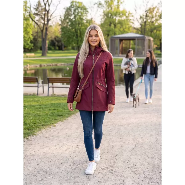  Ženska softshell jakna ALTISPORT GEMEE TAMNOCRVENA 