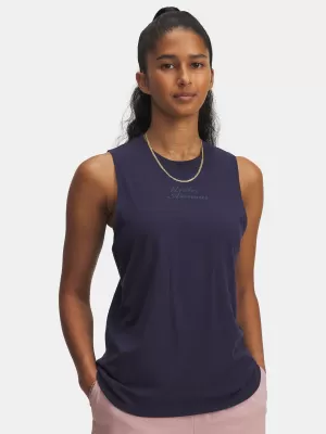 Ženska majica bez rukava UNDER ARMOUR UA VARSITY TANK 6005631-410 PLAVA